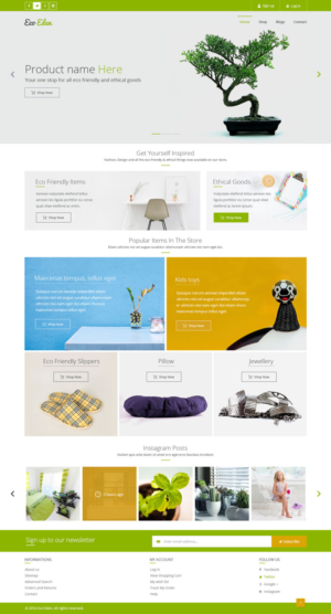 New Eco Online Shop needs Amazing Website | Web Design by nzdesigners