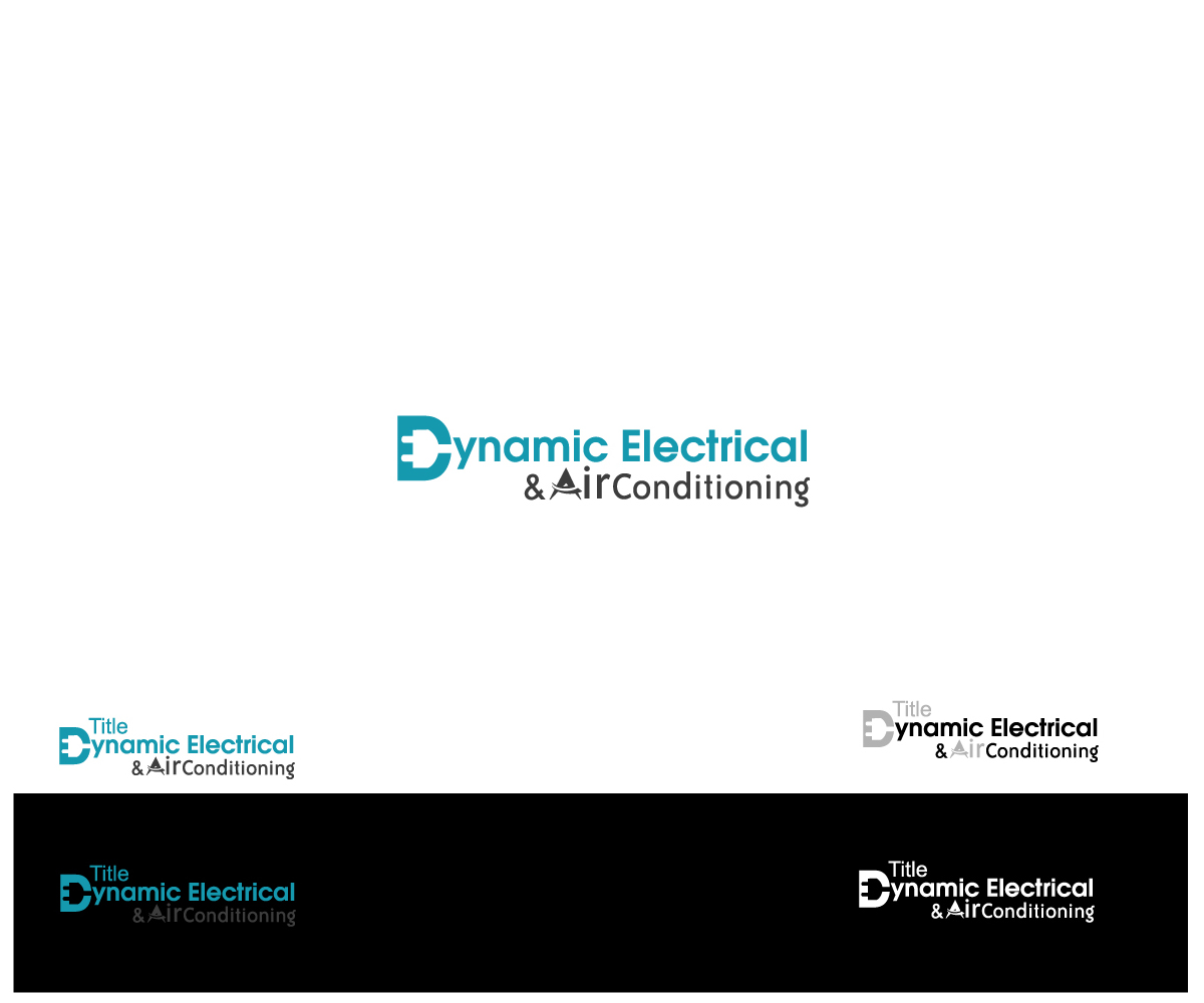 Logo Design by R O N I E for Dynamic Electrical & Air Conditioning | Design #11212344