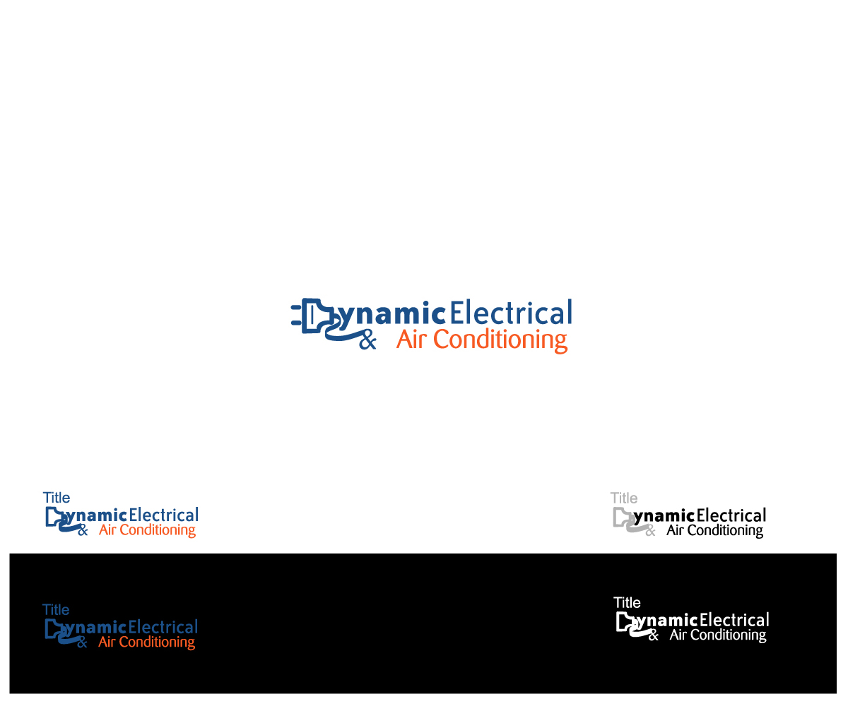 Logo Design by R O N I E for Dynamic Electrical & Air Conditioning | Design #11212345