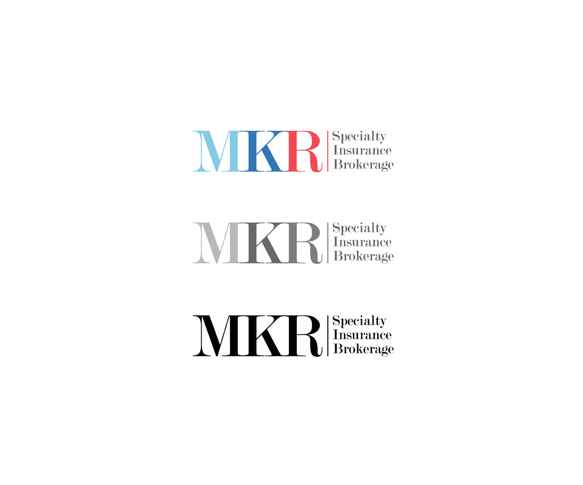 Logo Design by Hey Lex for MKR Specialty Insurance Brokerage, Inc. | Design #11235437