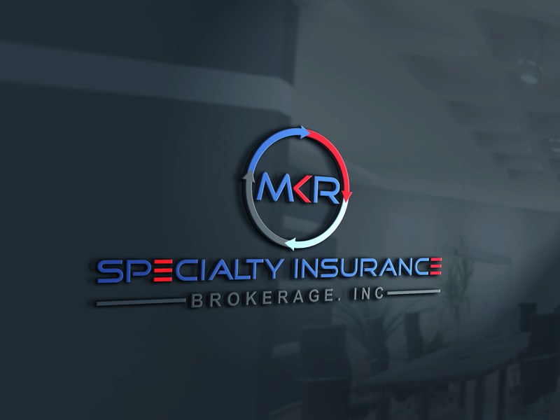 Logo Design by Dulavai for MKR Specialty Insurance Brokerage, Inc. | Design #11154396