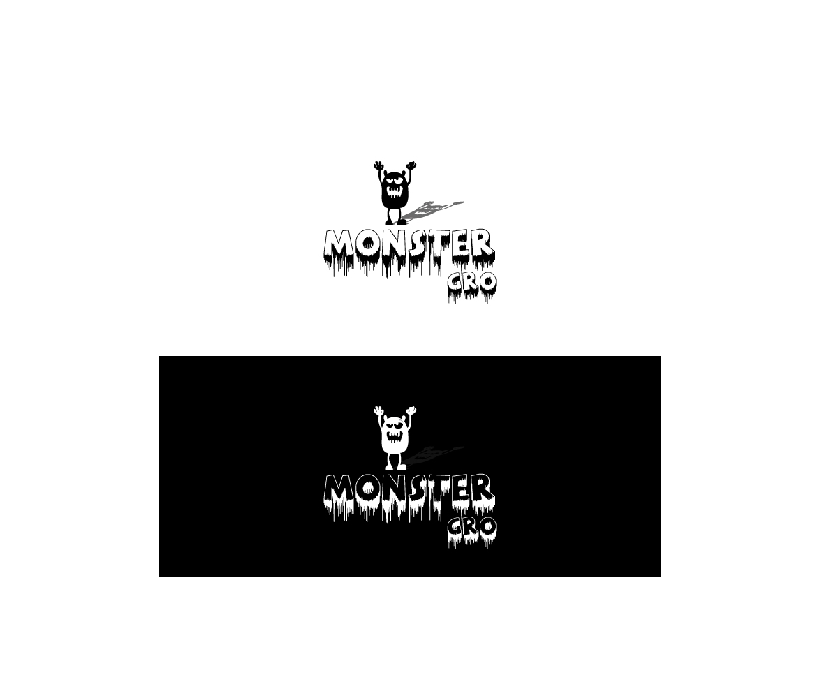 Logo Design by R O N I E for Monster Gro | Design #11263375