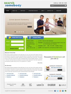 Web Design by pb for AMUNDAMO | Design: #484433