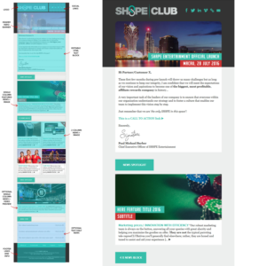 Email Marketing Design by gfxer for Sh8pe Entertainment | Design: #11195419