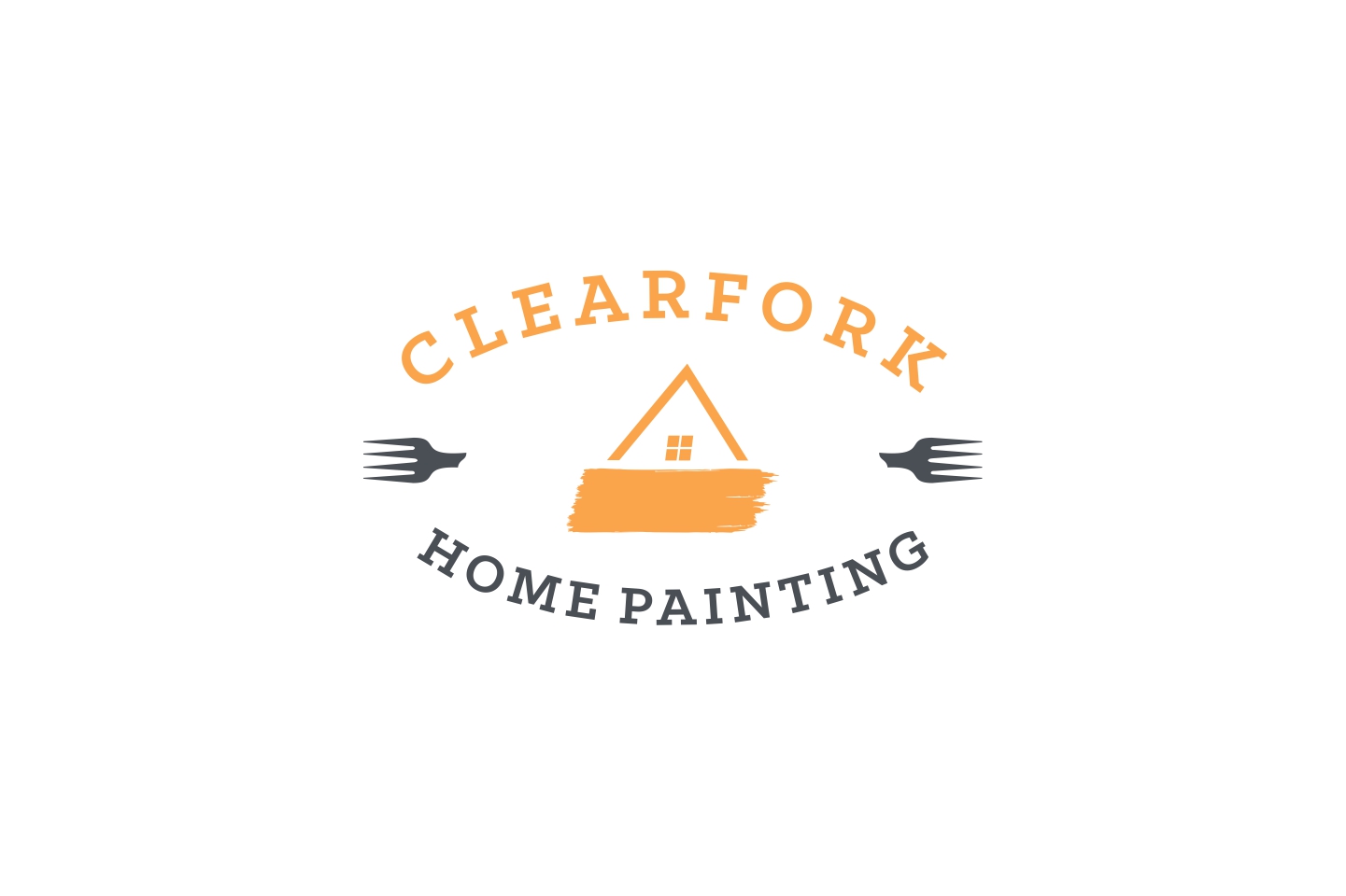 Logo Design by dzoker for Clearfork home painting | Design #11146143