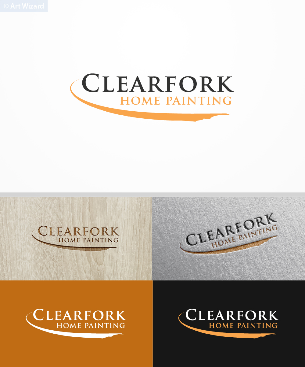 Logo Design by Grapismo Brand Studio for Clearfork home painting | Design #11141225