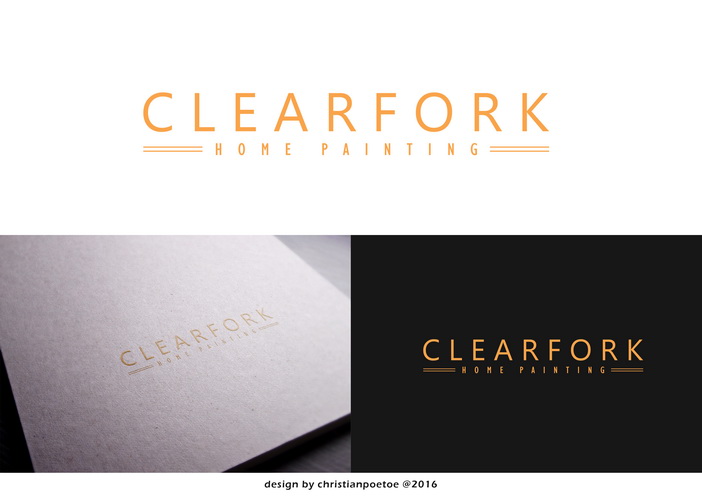 Logo-Design von christianpoetoe für Clearfork home painting | Design #11143498