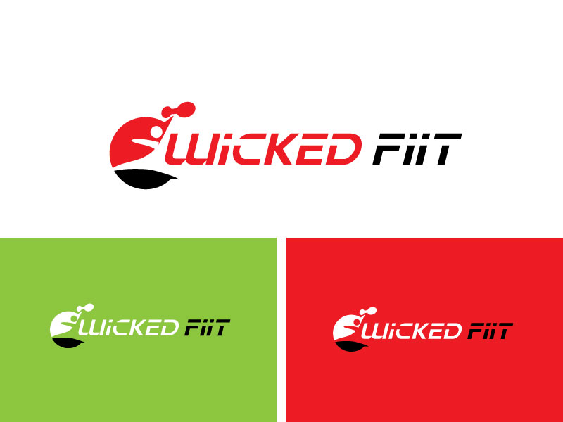 Logo Design by Nazir for Wicked Fiit and No Place Like Home Personal Training | Design #11133664