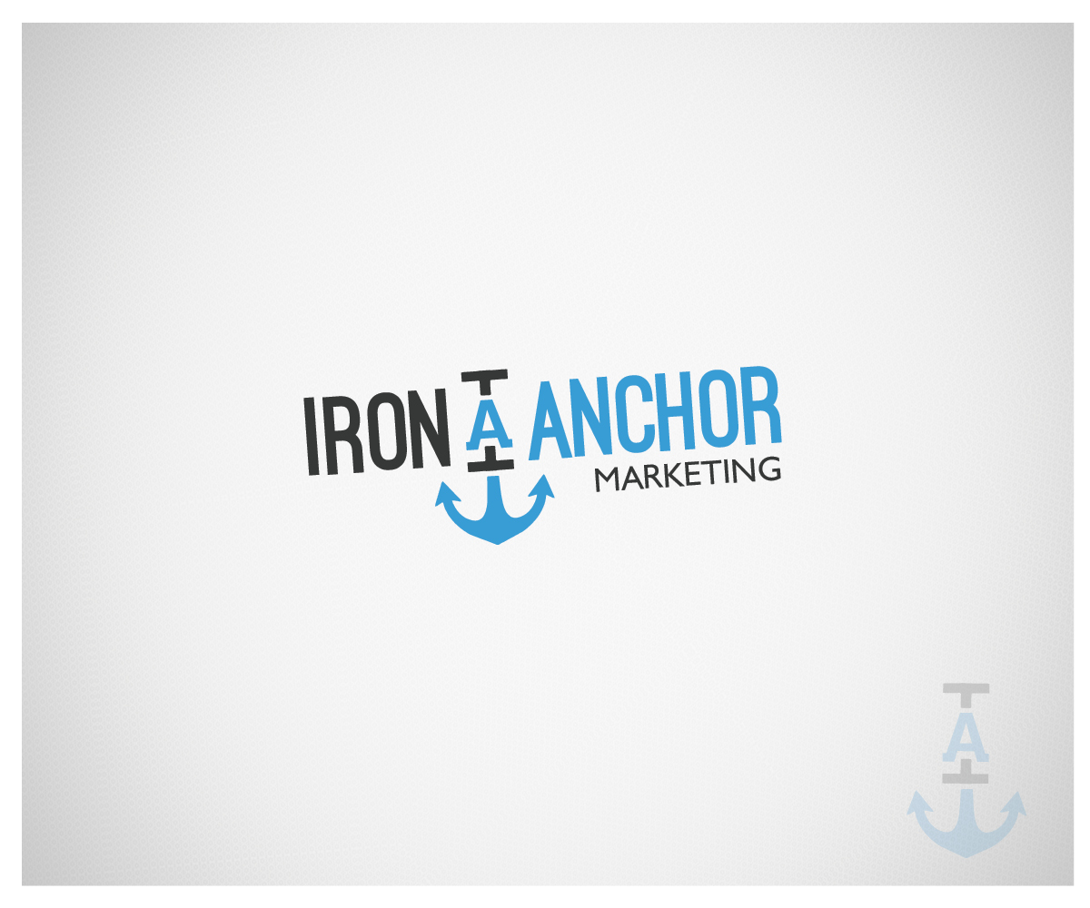 Diseño de Logo por Bittersweet para Iron Anchor Marketing | Diseño #11217487