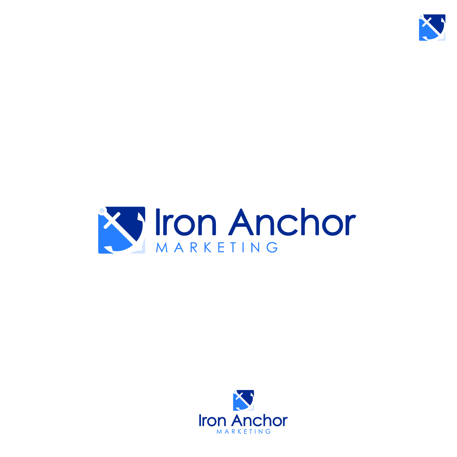 Diseño de Logo por abc. para Iron Anchor Marketing | Diseño #11163423