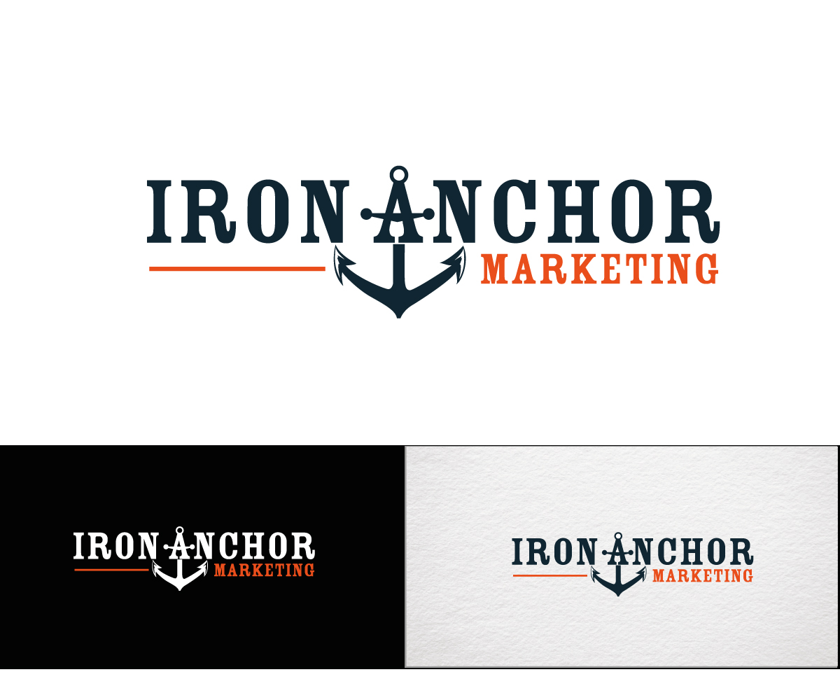 Logo Design by e-graphics for Iron Anchor Marketing | Design #11168555