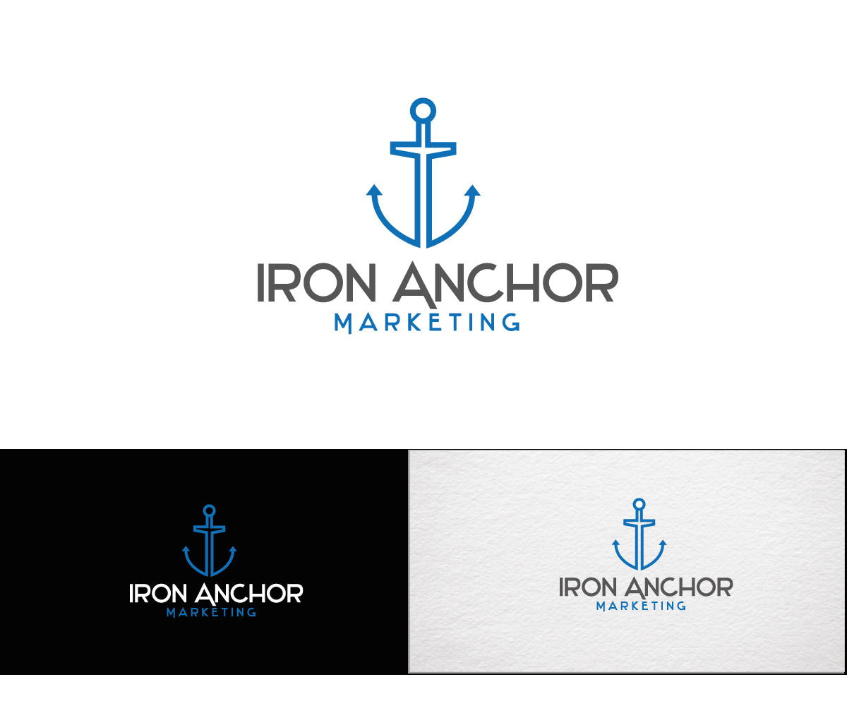 Logo Design by e-graphics for Iron Anchor Marketing | Design #11168556