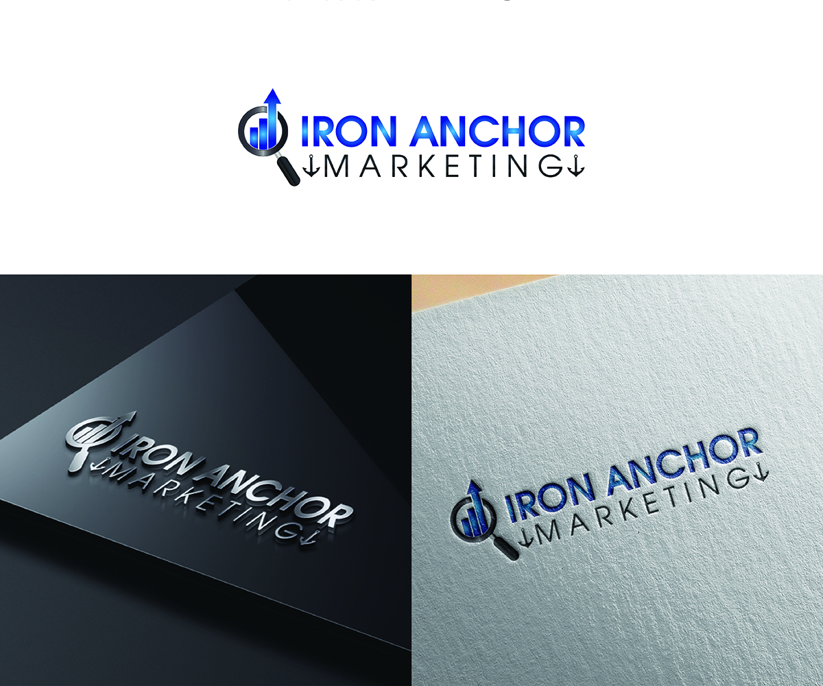 Diseño de Logo por eMARK para Iron Anchor Marketing | Diseño #11232409