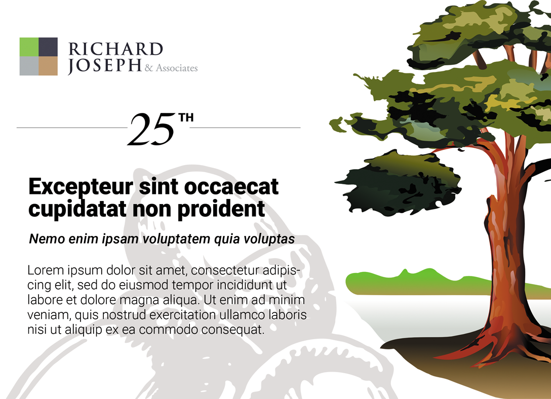 Schreibwaren-Design von an3 für Richard Joseph & Associates | Design #11269336
