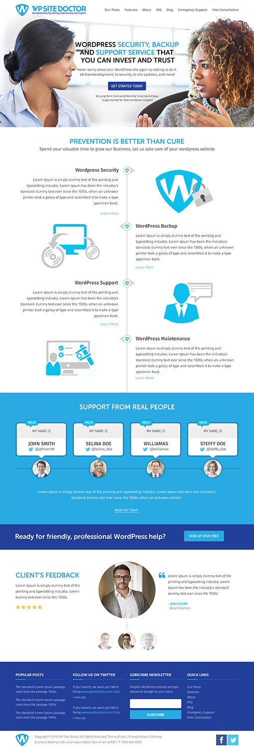 Wordpress Design by RupalTechno for 3MHZ Solutions | Design #11371688