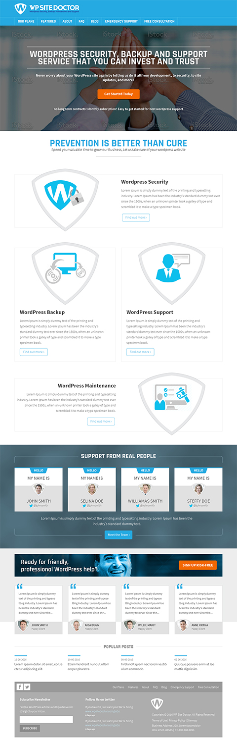 Wordpress Design by RupalTechno for 3MHZ Solutions | Design #11371949