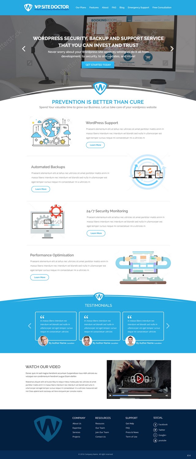 Wordpress Design by pb for 3MHZ Solutions | Design #11344458