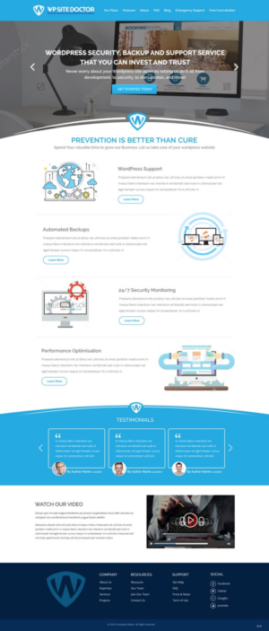 Wordpress Design by pb for 3MHZ Solutions | Design: #11344458