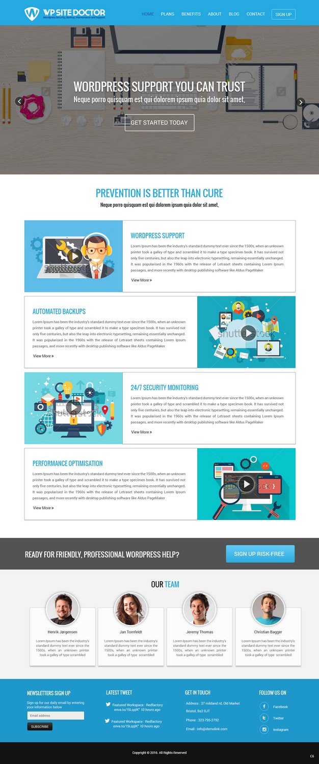 Wordpress Design by pb for 3MHZ Solutions | Design #11345899