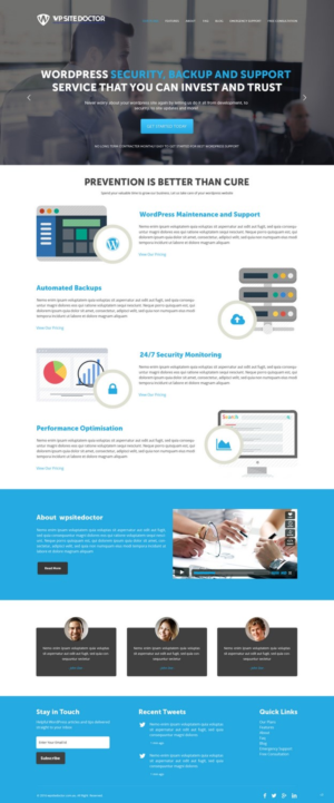 Wordpress Design by pb for 3MHZ Solutions | Design: #11354064