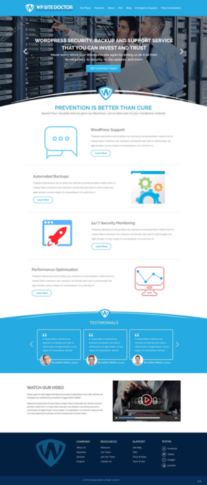 Wordpress Design by pb for 3MHZ Solutions | Design: #11380870