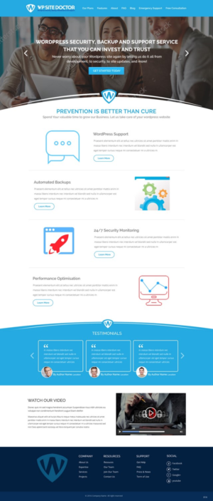 Wordpress Design by pb for 3MHZ Solutions | Design: #11380871