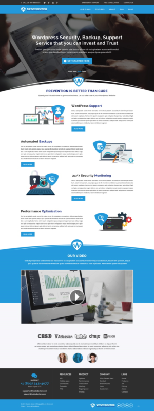 Wordpress Design by pb for 3MHZ Solutions | Design: #11393994