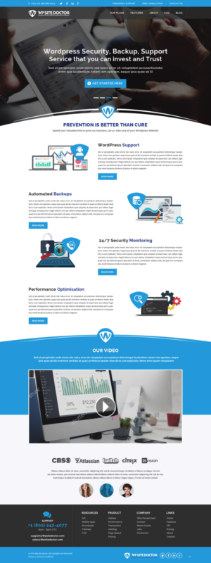 Wordpress Design by pb for 3MHZ Solutions | Design: #11393995