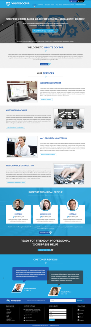 Wordpress Design by Sbss for 3MHZ Solutions | Design: #11336243