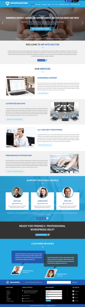 Wordpress Design by Sbss for 3MHZ Solutions | Design: #11336244