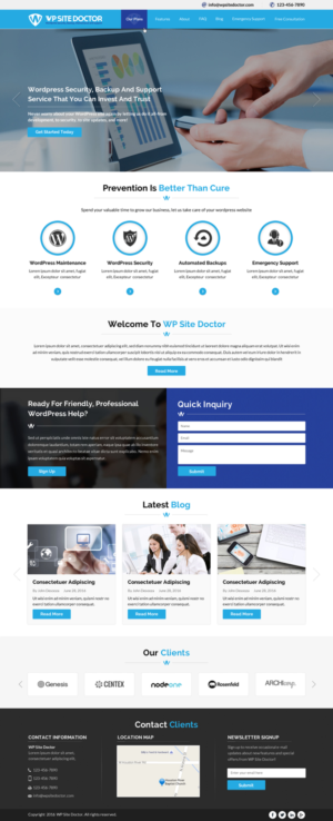 Wordpress Design by Sbss for 3MHZ Solutions | Design: #11345321