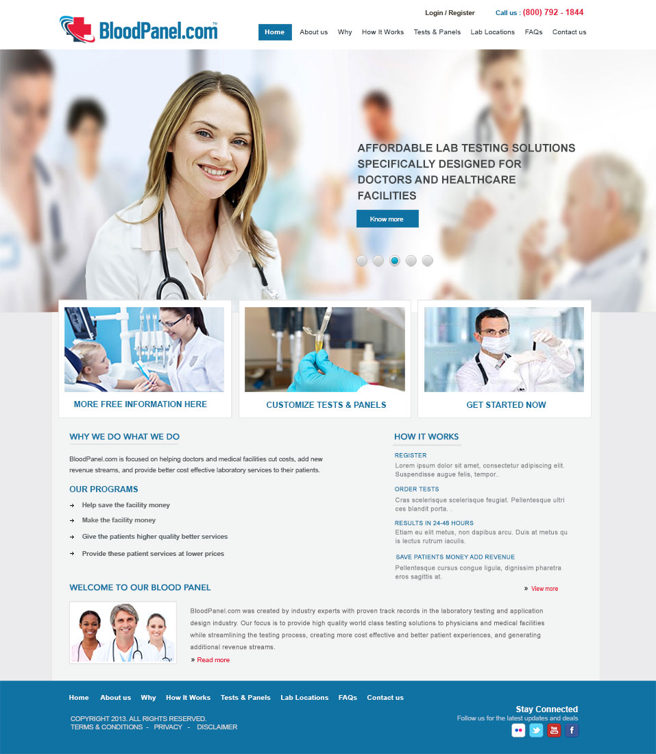 Web Design by Webspot for Live Well Marketing LLC | Design #2317136