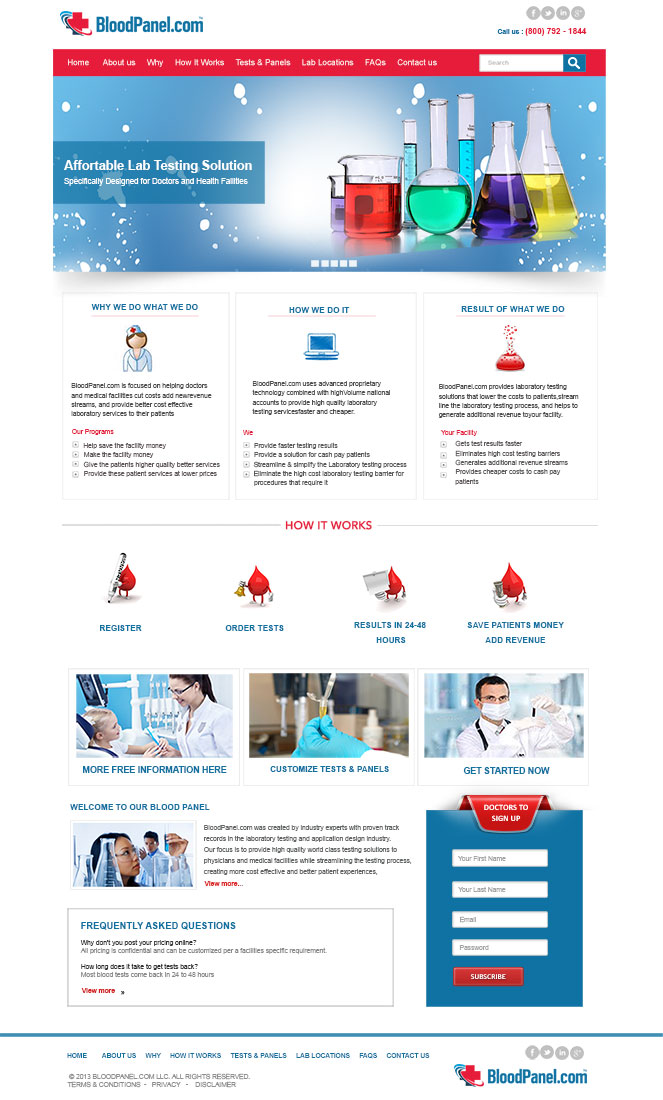 Web Design by Webspot for Live Well Marketing LLC | Design #2349410