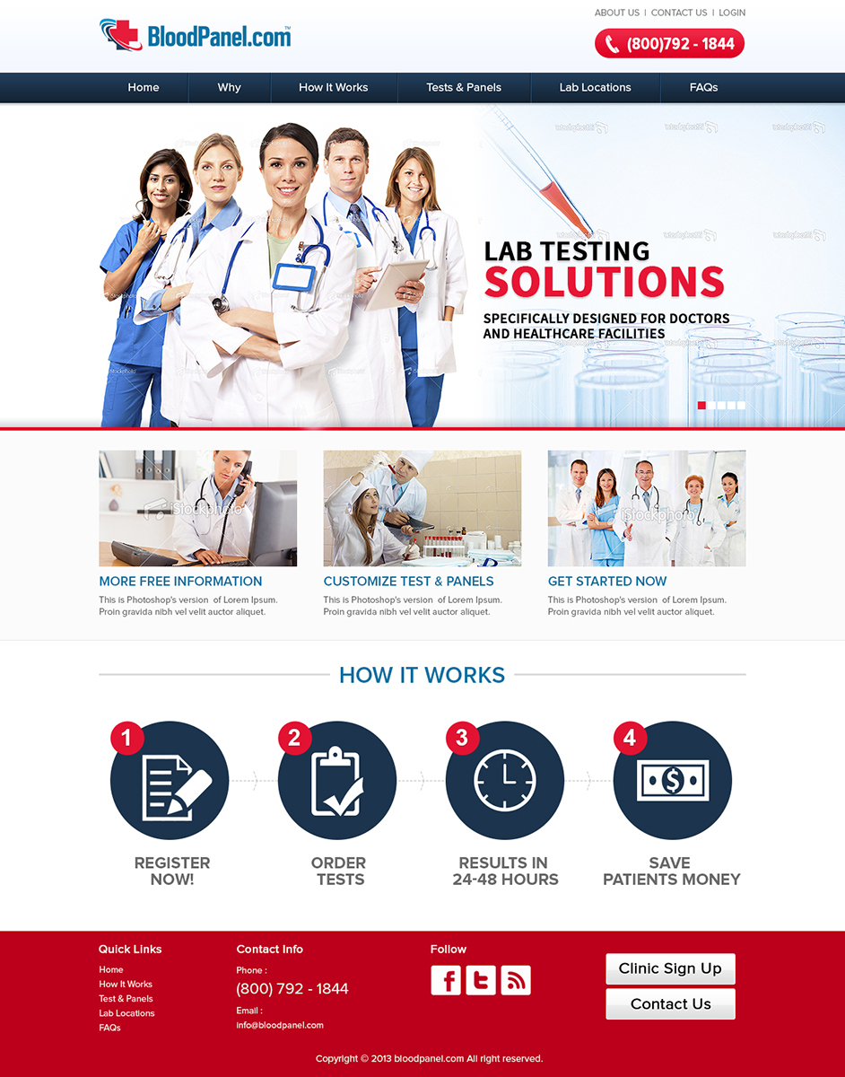 Web Design by Mayank Patel for Live Well Marketing LLC | Design #2321414