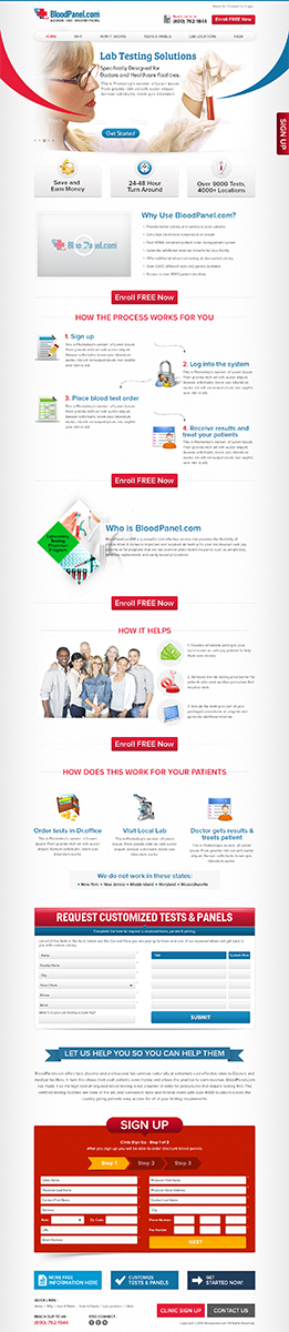Web Design par Mayank Patel pour Live Well Marketing LLC | Design : #2410319