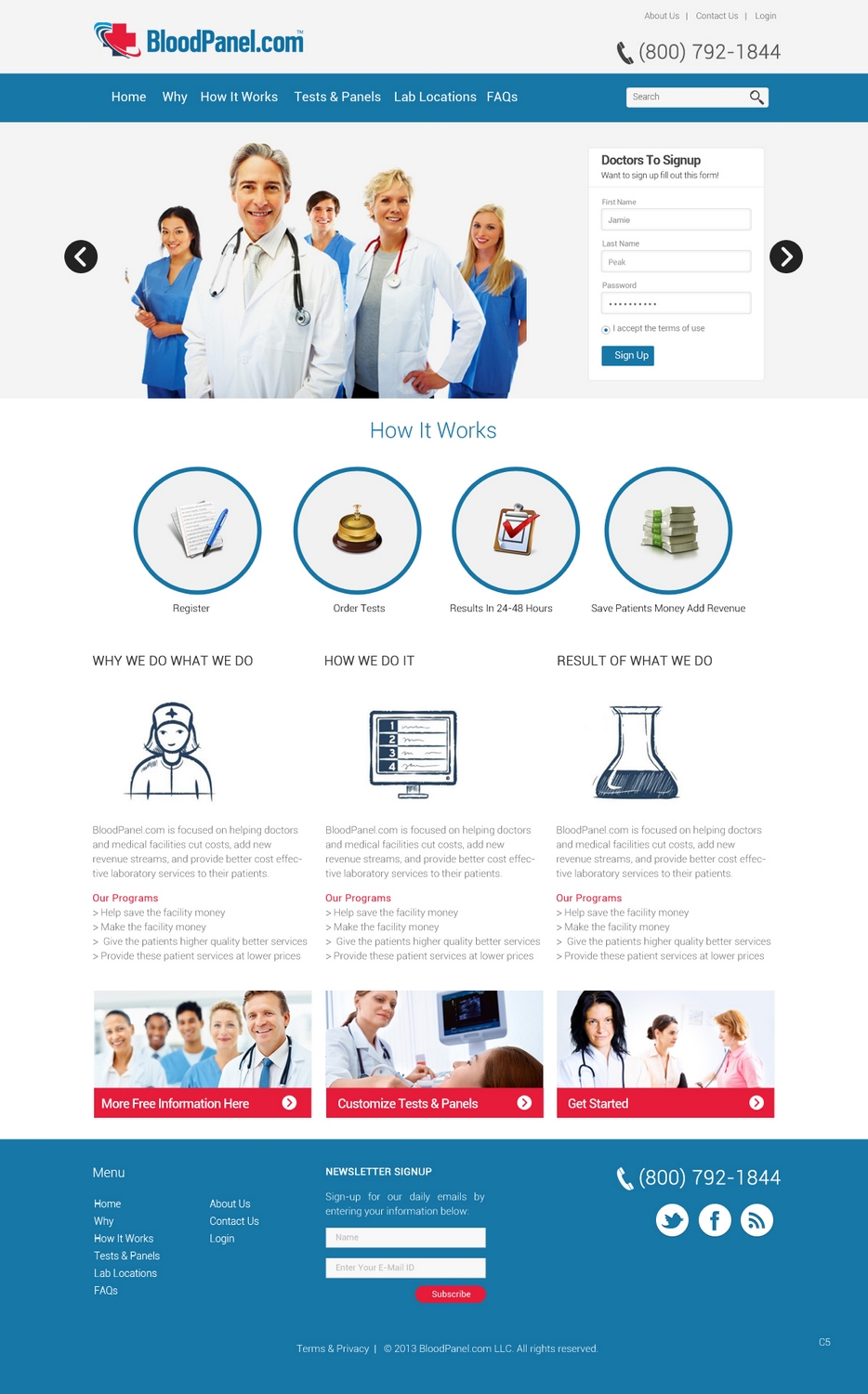 Web Design by pb for Live Well Marketing LLC | Design #2318867