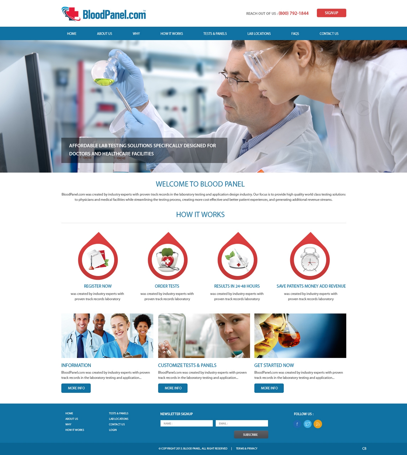 Web Design by pb for Live Well Marketing LLC | Design #2322596