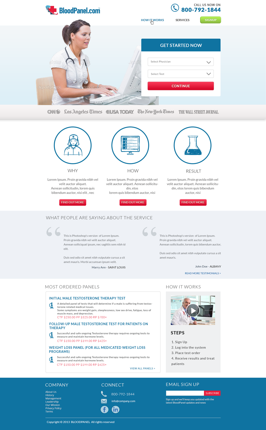 Web Design by ctbors for Live Well Marketing LLC | Design #2317360