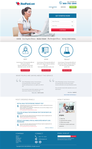 Web Design by ctbors for Live Well Marketing LLC | Design: #2317360