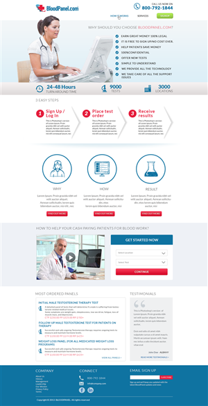 Web Design by ctbors for Live Well Marketing LLC | Design: #2321953