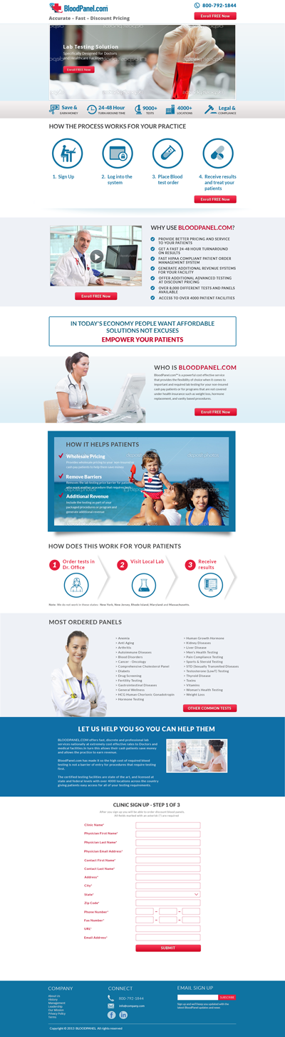 Web-Design von ctbors für Live Well Marketing LLC | Design #2411290