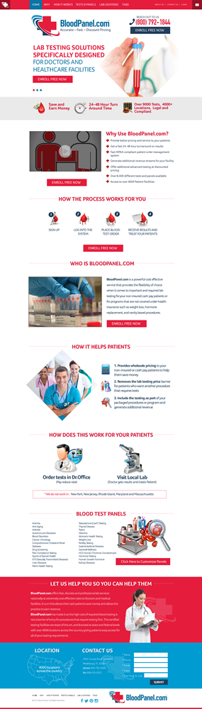 Web Design by Behriatech for Live Well Marketing LLC | Design #2391205