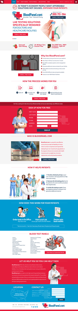 Web Design by Behriatech for Live Well Marketing LLC | Design #2410363