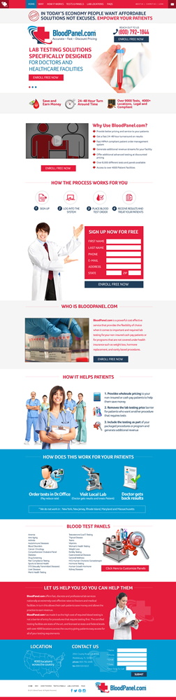 Web Design by Behriatech for Live Well Marketing LLC | Design #2410364