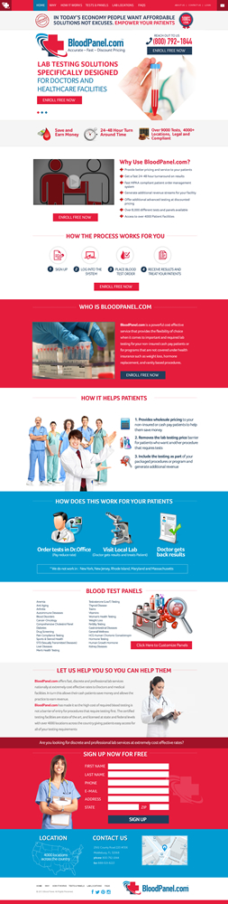 Web Design by Behriatech for Live Well Marketing LLC | Design #2415263