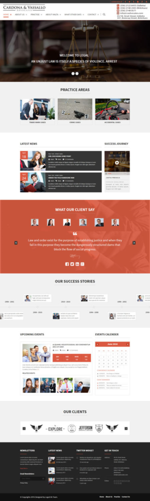 A website for a Maltese Law Firm | Web Design par bdesigner9