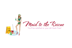 Maid to the Rescue.........You'll be satisfied or your dirt back free!  | Logo-Design von imagefirst