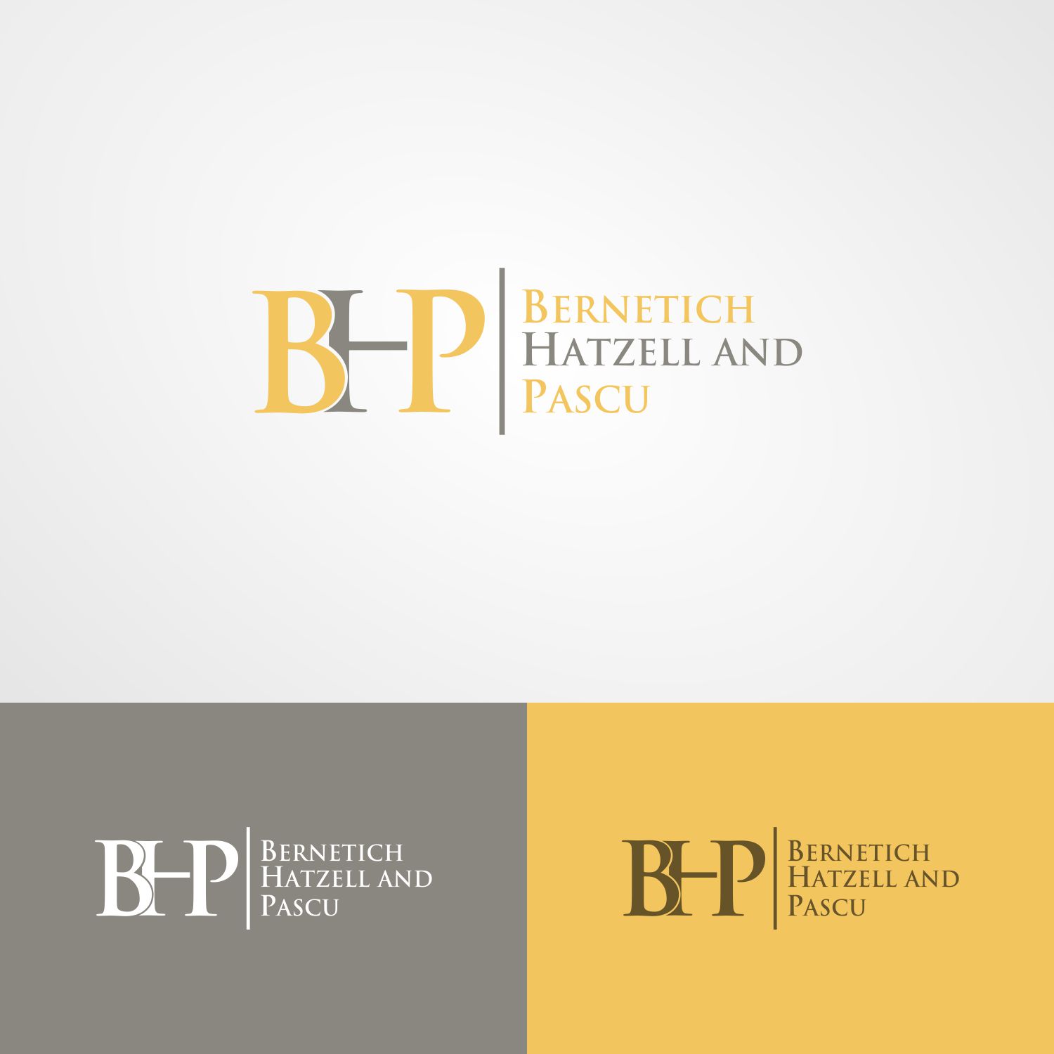 Logo Design by Liyana for Bernetich Hatzell and Pascu | Design #11159155