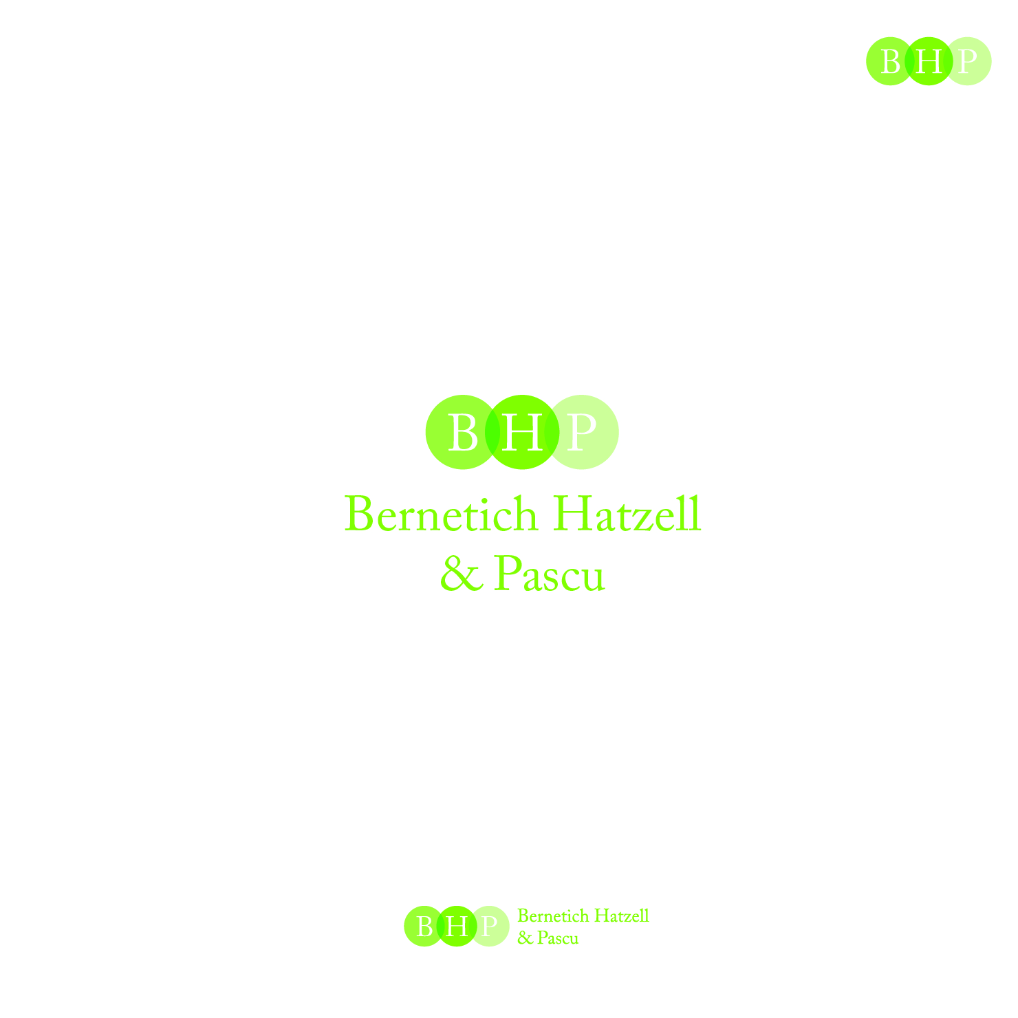 Logo Design by abc. for Bernetich Hatzell and Pascu | Design #11144671