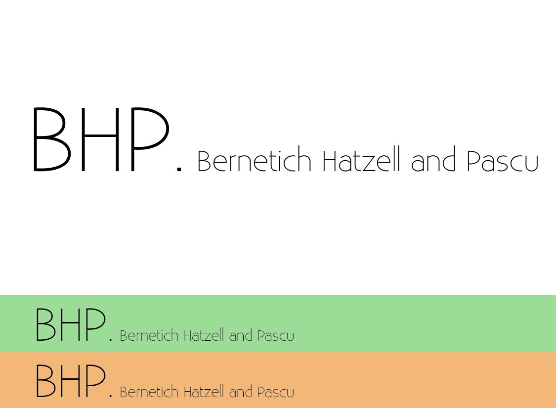 Logo Design by After Coffee Design Studio for Bernetich Hatzell and Pascu | Design #11158424